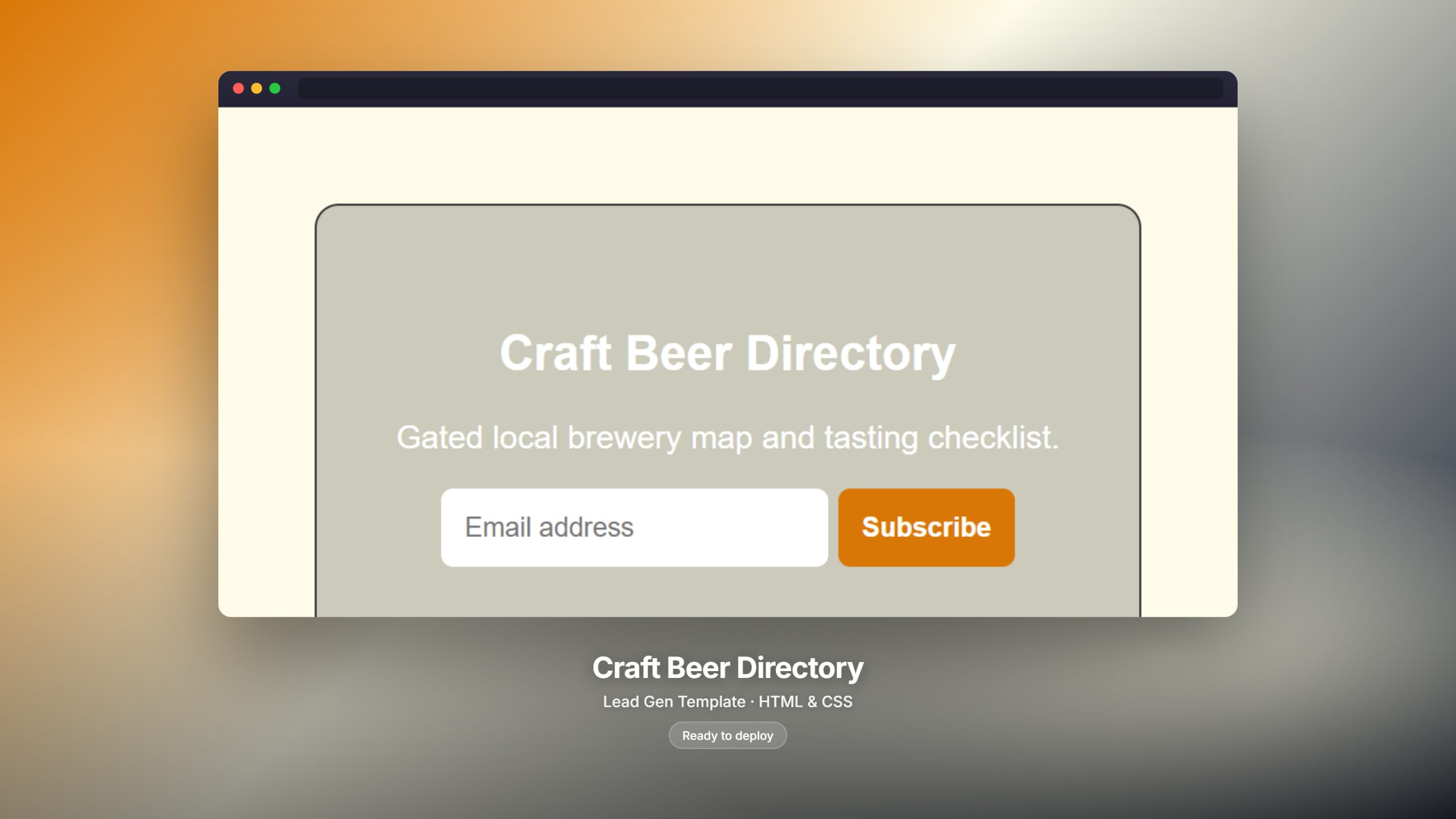 Craft Beer Directory